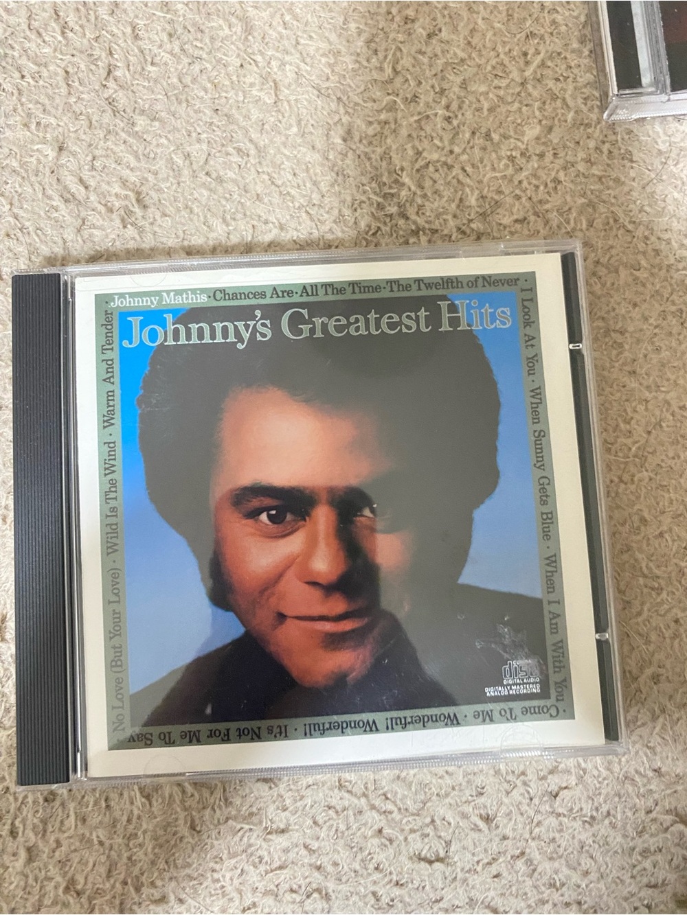 Johnny Mathis - Johnny's Greatest Hits (CD) Blue Cover